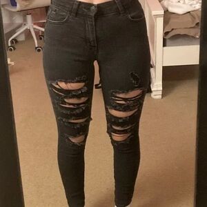 Black American Eagle Jeans